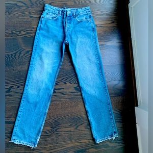 Zara hi waist baggy straights size 4